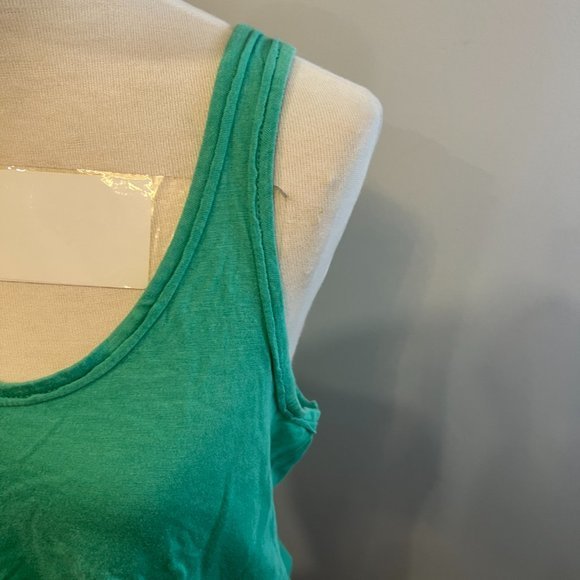 NWOT BP Washed Crop Swing Tank in Green Marine (S) - Picture 3 of 9